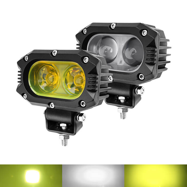 Luzes auxiliares LED de alta intensidade para jipe ​​e motocicleta JG-914Z